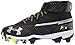 Under Armour Boys' Harper 3 Mid RM Jr. Baseball Shoe, Black (001)/White, 6