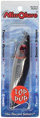 MirrOLure Mirrolure 74 Mr Top Dog Pup Bk Silver 3