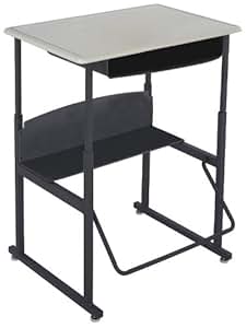 Safco AlphaBetter Adjustable Height Computer Desk