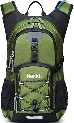 Hydration Backpack 2L Water Bladder - Insulated Lightweight Pack Running Hiking Riding Camping Cycling Climbing Fits Men & Women