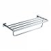 KRAUS Bathroom Accessories - Bath Towel Rack with Towel Bar in Chrome