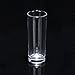 Dceyaor Transparent Base High Pole Bar Glass, Drinking Glasses Straight Cup For Water, Juice, Beer, And Cocktail 9.8 oz,6.5 inches Tall (Set of 6)
