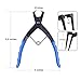 BELEY Cylinder Snap Ring Pliers, Master Cylinder Heavy-duty Internal Ring Remover Retaining Circlip Pliers, 90 Degrees Bent Lock Circlip Pliers with Long Noses for Motorcycles Cars Trucks,