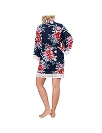 Maternidad Labor Entrega de Enfermería Túnica de Encaje Trim Floral Camisones Ropa de dormir
