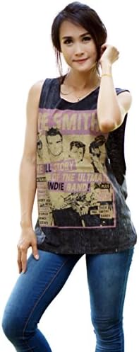 Bkksnow The Smiths Morrissey UK Rock Band sleeveless Black Tank Top Shirt