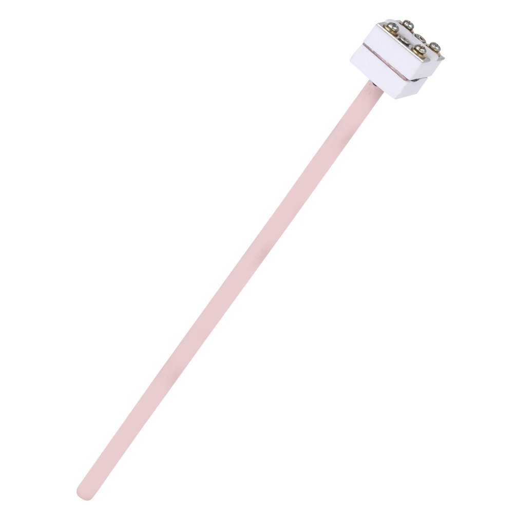 TOPINCN Thermocouple, Wrp-100 S-Type Platinum Rhodium Thermocouple Temperature Sensor Probe Head 225mm 0-1300°C Measuring Range