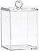 Danielle Creations Square Acrylic Tall Cotton Ball Holder