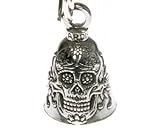 SUGAR SKULL Guardian® Bell Motorcycle - Harley Accessory HD Gremlin NEW