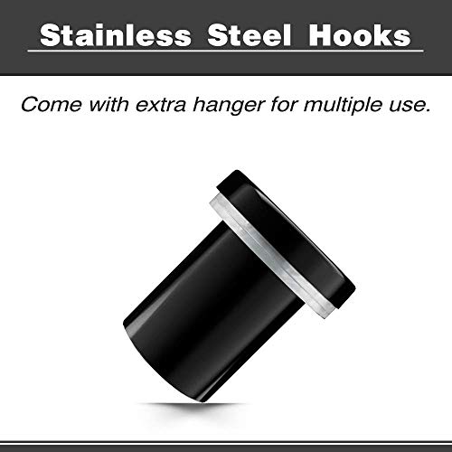 image for LuckIn Lip Shelf Brackets 8 in x 4 in, Forged Steel Shelf Bracket, Hea