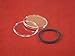 10 Black Ring Type 38mm Air Tite Coin Holders for Silver Dollars