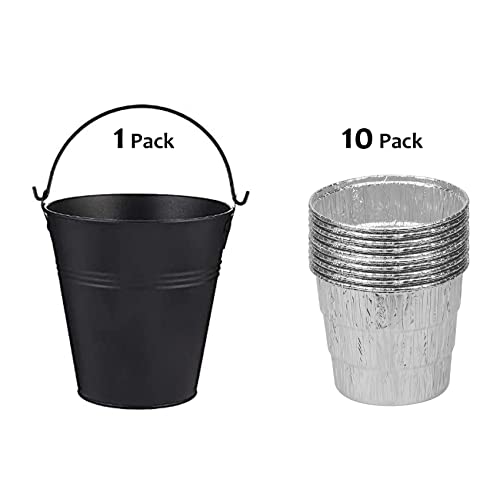 Unidanho Grill Bucket for Grease, Traeger Grease Bucket 10 Packs Drip