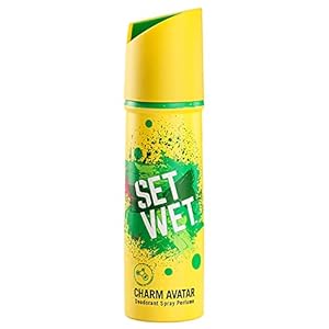 SET WET Deodorant For Men Charm Avatar Peppermint Punch, 150ml