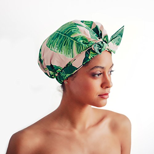 Kitsch Luxe Shower Cap (Palm Leaves)
