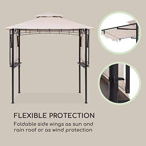 Blumfeldt Steakhouse Wings - Pavillon Grilldach Grillpavillon, Größe: 235 x 242 x 145 cm (BxHxT), Regen… – Bild 4