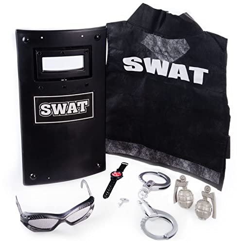 SWAT Accessory Kit for Halloween Costumes Prop Gear for Police