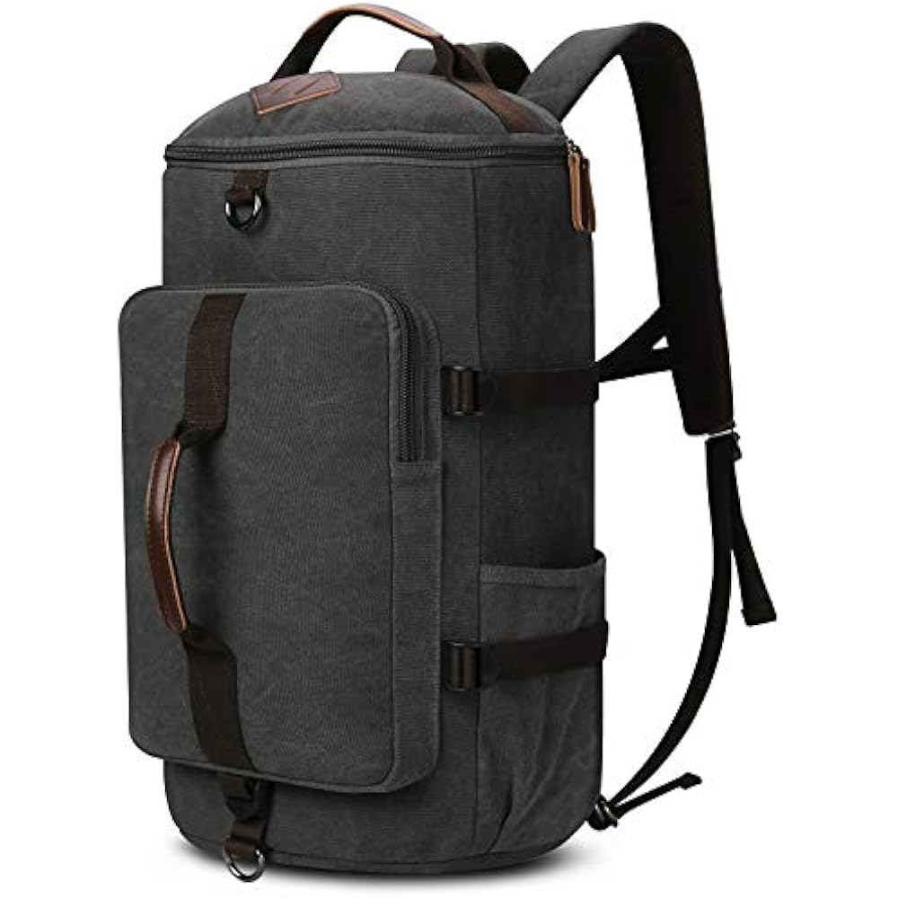 Duffle Backpack, Mens Large Canvas Travel Backpacks Casual Vintage