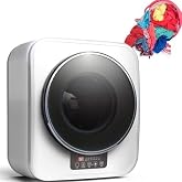 Mini Washing Machine and Dryer, Compact Wall-Mount Household Laundry Machine, High-Temperature Washing, LED Touch Panel, Multiple Modes