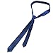 Allegra K Men's Classic Self-tied Solid Color Neckties Skinny Wedding Party Work Neck Tie Medium Navy Blue