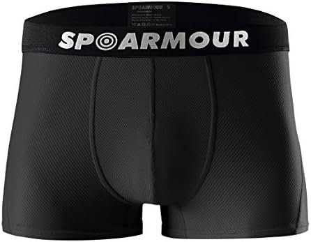 Spoarmour Men's Breathable Quick Dry Mesh Brief , Black , XXX-Large