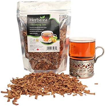 HerbaTea Dried Quince Made from 100% Moroccan Organic Fruit - Cut & Sifted - Ideal for Hot Tea, Iced tea or Dried Fruit Snack - No Sugar Added (5 oz 140 gr)