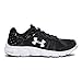 Under Armour Boy's Grade School Micro G Assert 6 Sneaker, Black (001)/White, 7