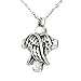 Stainless Steel Angel Wing Cross Charm Urn Pendant - Memorial Ash Keepsake - Cremation Jewelry
