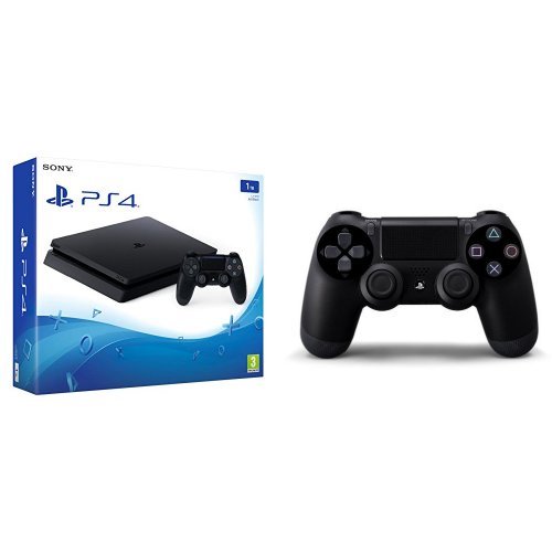 PlayStation 4 1 Tb D Chassis Slim + Controller Dualshock 4 Jet Black aggiuntivo