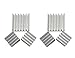 iGuerburn 2 sets Aluminum CPU Heatsink CPU Cooler Cooling for Raspberry Pi 3, Raspberry Pi 2, Raspberry Pi 1 B+, Raspberry Pi 1 A+, Raspberry Pi 1 A, Raspberry Pi 1 B (Pieces of 6 Heat Sinks) primary