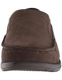 Crocs Santa Cruz - Mocasín de piel convertible para hombre