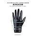 TECHSHARE Winter Women Gloves PU Leather Touchscreen Full Finger Warm Gloves Fleece Lining Gloves for Cycling Driving