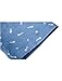 uxcell Men's Shirt Casual Slim Fit Short Sleeve Button Down Printed Shirts Blue 46