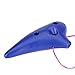 Andoer 12 Hole Ocarina Plastic Alto C Vessel Flute Wind Musical Instrument Legend of Zelda with Music Score