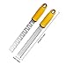 Zester Grater Stainless Steel Rasper with Utensil Blade for Orange Cheese Vegetable Chocolate Safe Cover Peeler 2 Pack