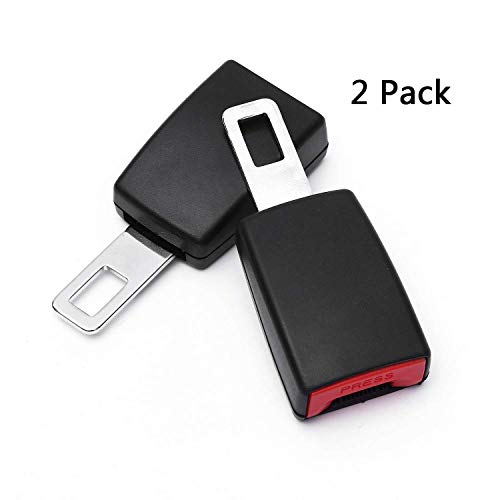 Car Seat Belt Extender, Chanvoo Vehicle Buckle Insert Clips, 2 Pack 4.7"