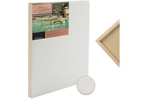 DaVinci Wood Panel Pro Ultra Smooth Gesso Panels 3/4inch Panel (Single) 18*24inch - 4 Pack