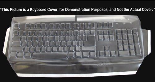 Keyboard Cover for Dell Y-0003Del5, U473D (Euro) Slim Multimedia Keyboard; Keeps Out Dirt Dust Liquids - Keyboard not Included (European Version)