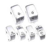 Clipsone 6 Pcs Chrome Switch Caps Covers for Harley Sportster Dyna 1996-2013