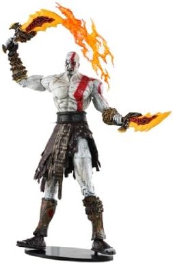 Tanboo Kratos Action Figure with Base from God of War II, Doll & Animation