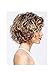 MILISI Wigs for Women Blonde Mixed Brown Wig Short Curly Wavy Bob Hailr Wigs Daily Costume Synthetic Full Wigs with Wig Cap (Blonde Mixed Brown) MLS055