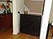 Lascal KiddyGuard Avant, Black, Retractable Baby Safety Gate, Simple One-Hand Operated Childproof Locking Mechanism, Elegant Brushed Aluminum Design Fits Any Décor, Fits Inside Openings Up To 48”