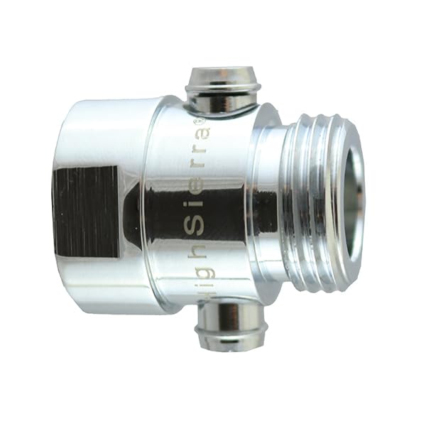 Shower Head Pause & Pressure Control Valve Solid Metal PushButton