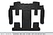 MAXLINER 2nd Row Black Floor Mat Set Compatible with 2009-2017 Chevy Traverse/2008-2017 Buick Enclave /2007-2010 Saturn Outlook/2007-2016 GMC Acadia/2017 GMC Acadia Lmtd (Old Body)(2nd Row Buckets)