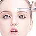 Eyebrow Stencil with Eyebrow Razor - Brow Stencil Ruler Shaping Template for DIY Grooming – Eyebrows Grooming Stencil Kit Reusable Styling Tool, 6 Unique Styles, 36 pairs (Stencils+Razors)