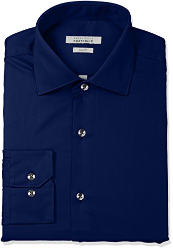 Perry Ellis Mens Slim Fit Wrinkle Free Solid Twill Dress | Desertcart Brunei