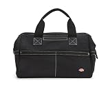 Dickies 16-Inch Durable Canvas Work Bag for Painters Carpenters and Builders Heavy-Duty Zipper Reinforced Handles Exterior Pockets