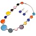 DiLiCa Women Statement Bib Necklace and Earring Set Girl Charm Costume Choker Novelty Enamel Jewelry Set