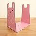DYQWT 1 Pairs Cute Cartoon Rabbit Nonskid Bookend Book Ends Art Decoration,Pink