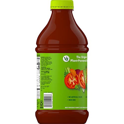 V8 Low Sodium Original 100 Vegetable Juice, Vegetable Blend with