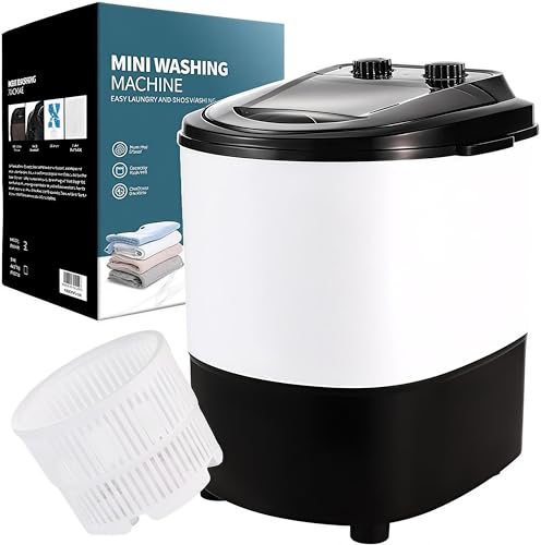 ZERIFAM Portable Washing Machine,Large Capacity Foldable Washing Machine with Washer Removable drying bucket,3 Modes Timing Cleaning, Cleans for Apartment, Dorm, RV, Travel & Hotel Use
