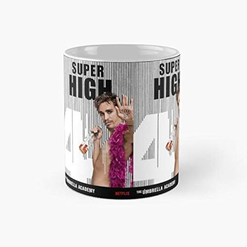 Super High Mug, the umbrella academy Funny Mugs, 11 Ounce Ceramic Mug, Perfect Novelty Gift Mug, Tea Cups, Funny Coffee Mug 11oz, Tea Mugs